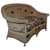 PART OF 3-PIECE MATCHING ART DECO WICKER SET